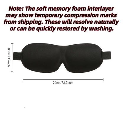 Máscara de Dormir 3D em Espuma Memory Foam – Bloqueio Total de Luz