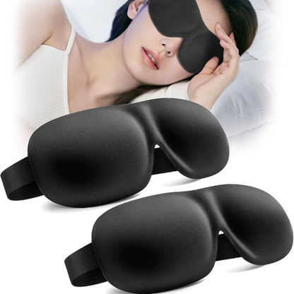 Máscara de Dormir 3D em Espuma Memory Foam – Bloqueio Total de Luz