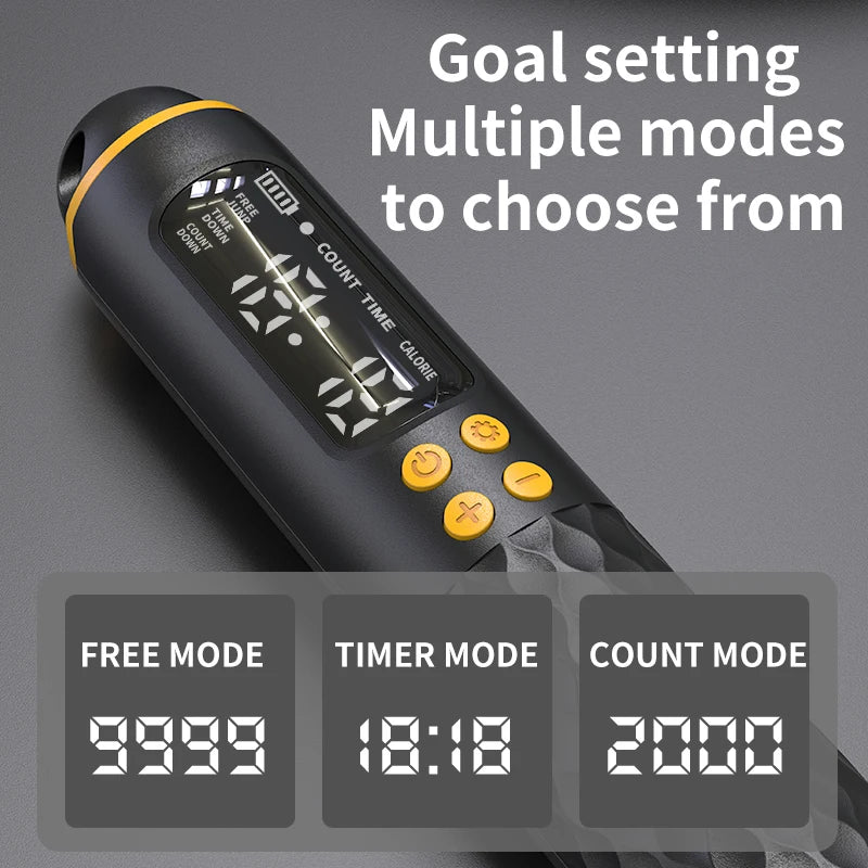 Corda Digital Sem Fio com Contador de Calorias - SmartJump Pro™