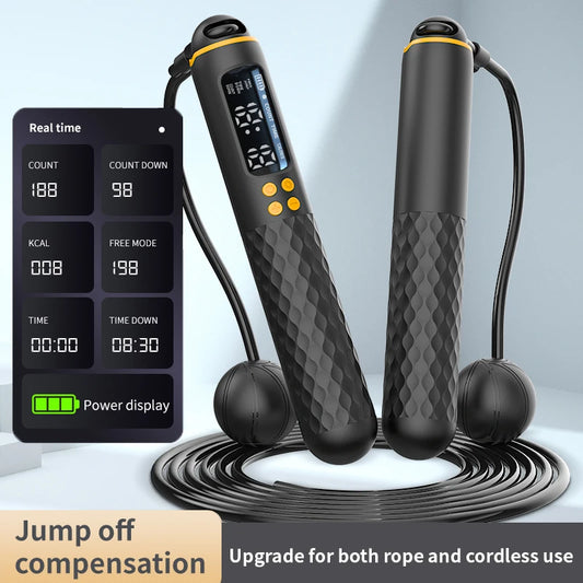 Corda Digital Sem Fio com Contador de Calorias - SmartJump Pro™
