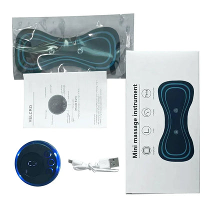 Massageador Elétrico EMS para Pescoço e Coluna – 8 Modos e 19 Intensidades